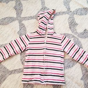 Crazy 8 Girls striped hoodie.